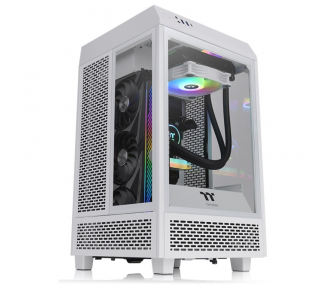 CAJA THERMALTAKE THE TOWER 100 MINI ITX 2XUSBA 32 SIN FUENTE BLANCO