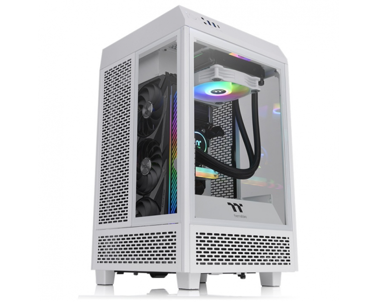 CAJA THERMALTAKE THE TOWER 100 MINI ITX 2XUSBA 32 SIN FUENTE BLANCO