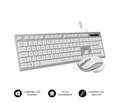 Teclado raton subblim subkbc ceke60