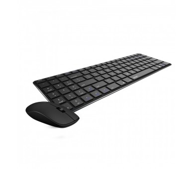 Teclado raton rapoo 9300m negro