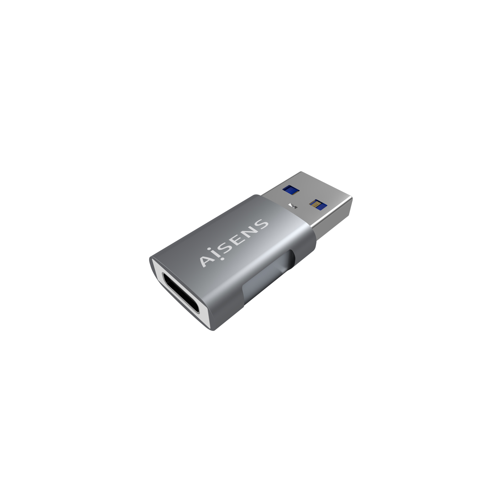 MINI ADAPTADOR AISENS USB 32 GEN2 10G 3A USB C H A M GRIS