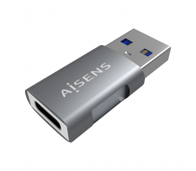 MINI ADAPTADOR AISENS USB 32 GEN2 10G 3A USB C H A M GRIS