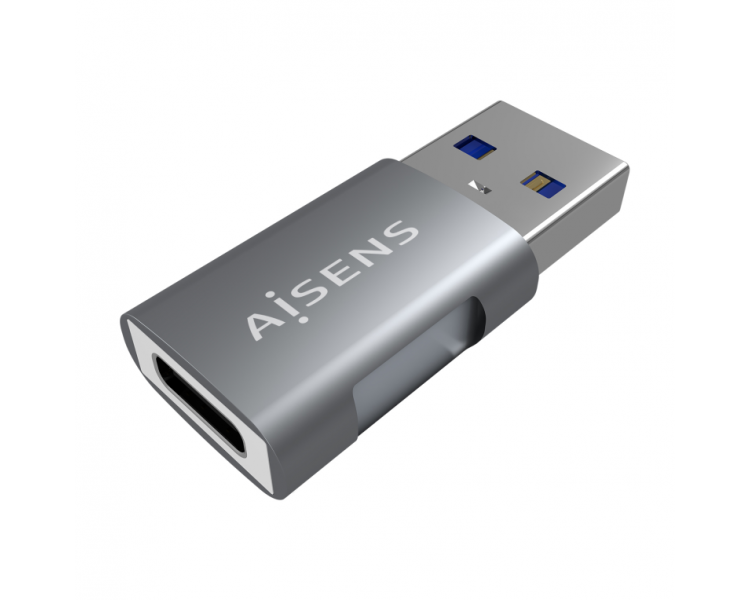 MINI ADAPTADOR AISENS USB 32 GEN2 10G 3A USB C H A M GRIS