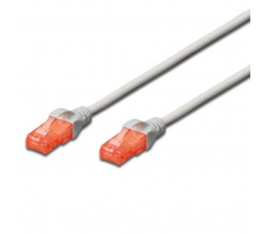 CABLE DE RED CAT 6 U UTP DE 10 METROS EN COLOR GRIS