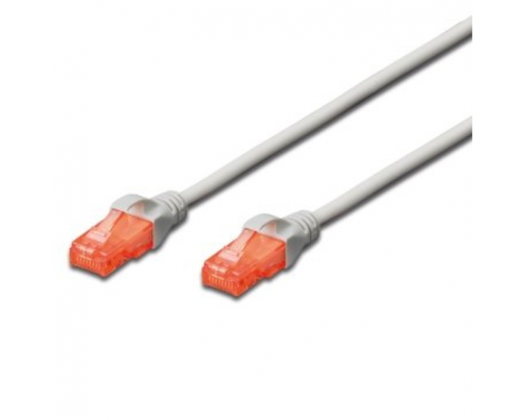 CABLE DE RED CAT 6 U UTP DE 10 METROS EN COLOR GRIS