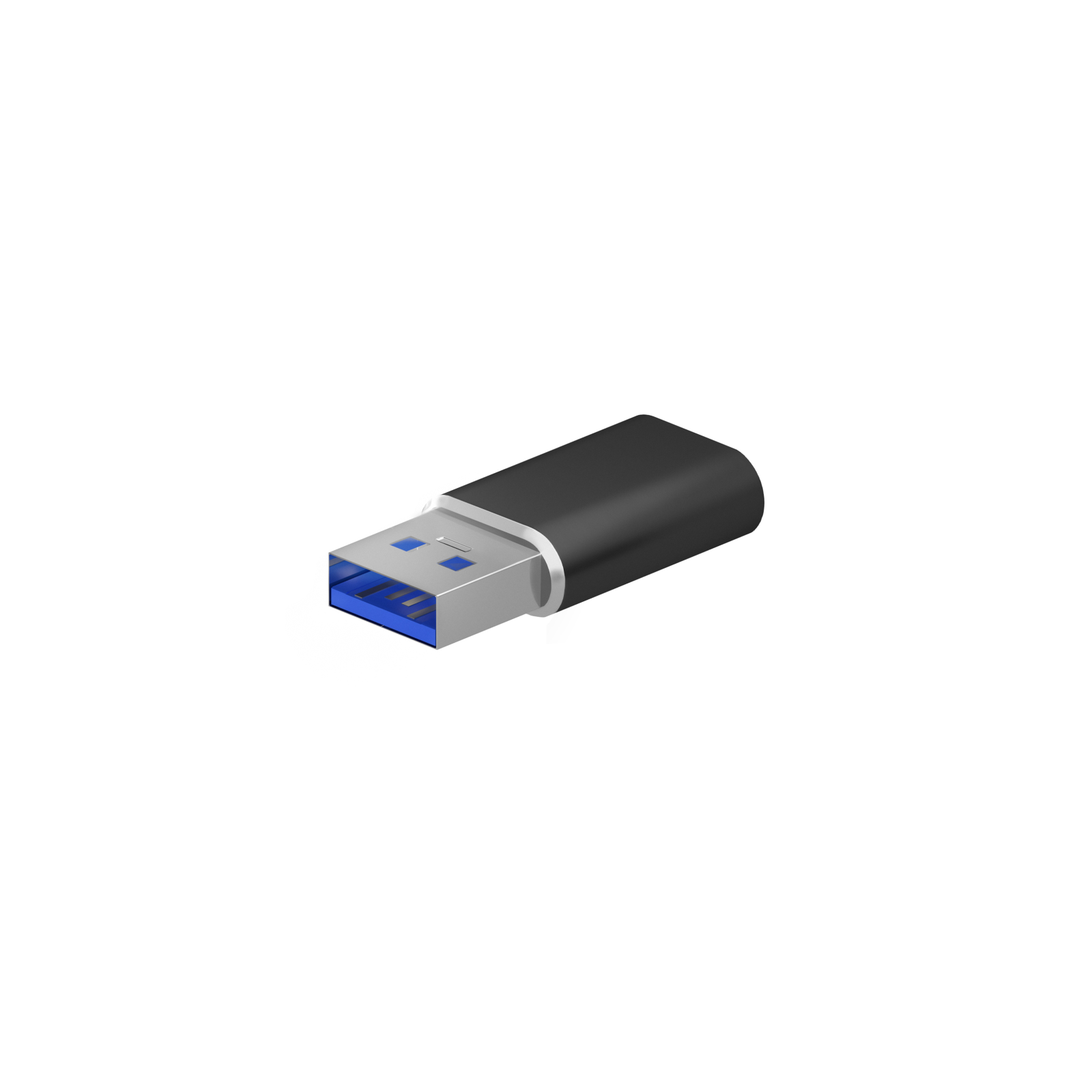 MINI ADAPTADOR AISENS USB 32 GEN2 USB 20 3A USB C H A M NEGRO