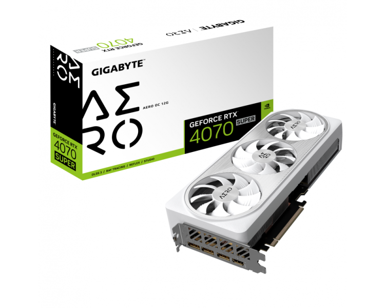 TARJETA GRAFICA GIGABYTE RTX 4070 SUPER AERO OC 12GB