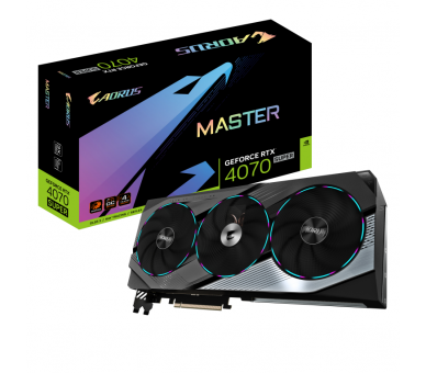 TARJETA GRAFICA GIGABYTE RTX 4070 SUPER AORUS MASTER 12GB