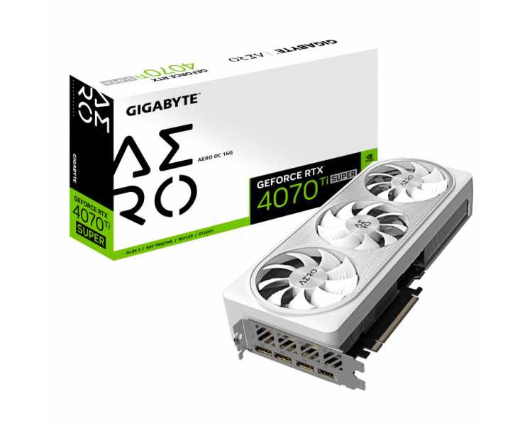 TARJETA GRAFICA GIGABYTE RTX 4070 TI SUPER AERO OC 16GB