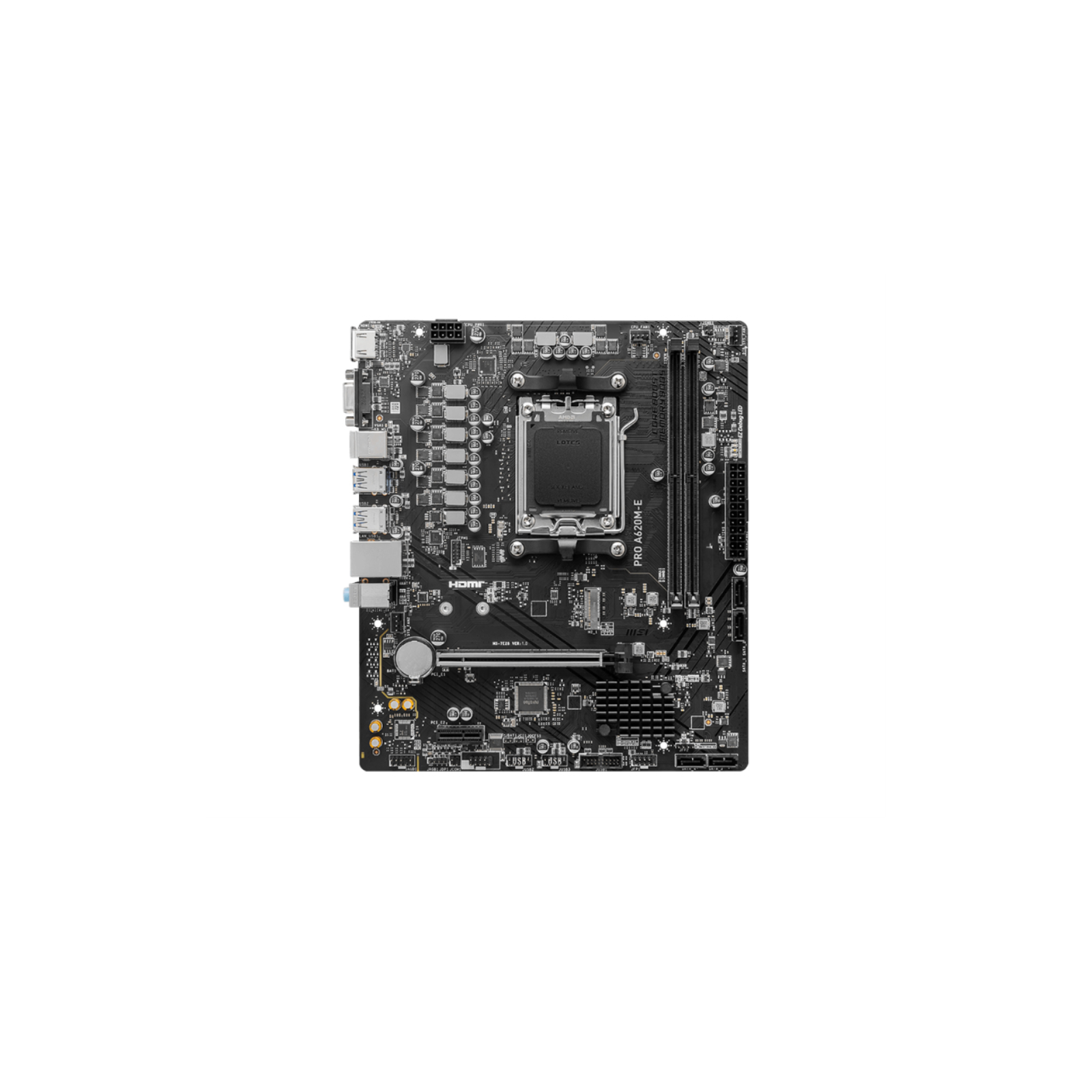 PLACA BASE MSI PRO A620M E AM5 MATX 2XDDR5