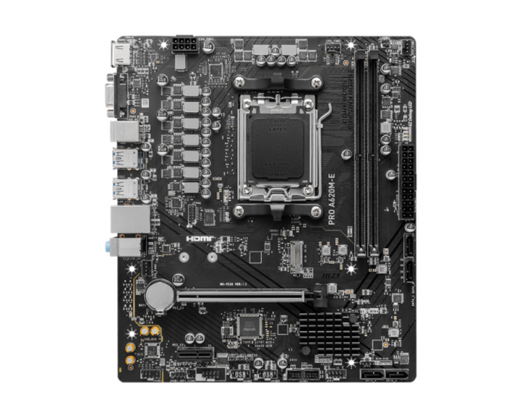 PLACA BASE MSI PRO A620M E AM5 MATX 2XDDR5