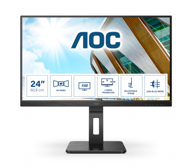 MONITOR AOC 24 PRO LINE 24P2QM FHD 75HZ HDMI DVI DP VGA MULTI