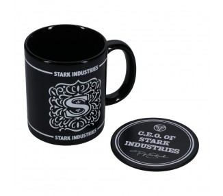 Taza posavaso paladone stark industries