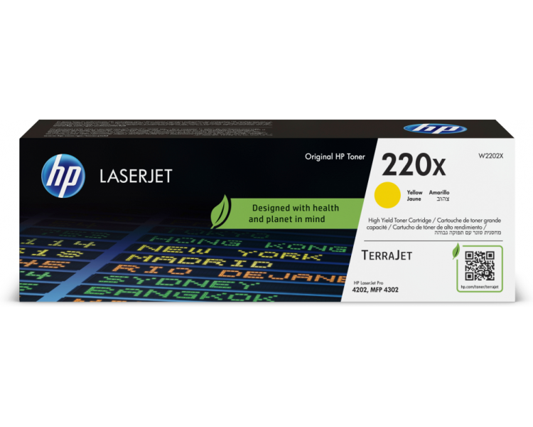 HP Toner laserJet 220X amarillo alta