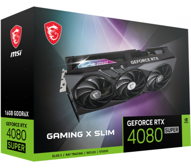 TARJETA GRAFICA MSI RTX 4080 SUPER 16GB GAMING X SLIM