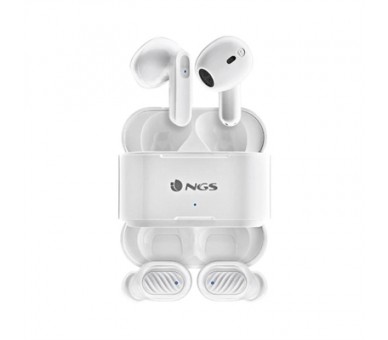 Auriculares bluetooth ngs articaduo tipo c blanco