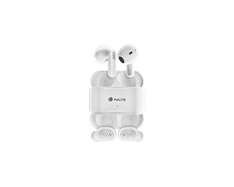 Auriculares bluetooth ngs articaduo tipo c blanco