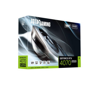 TARJETA GRAFICA ZOTAC RTX 4070 SUPER TRINITY BLACK ED 12GB