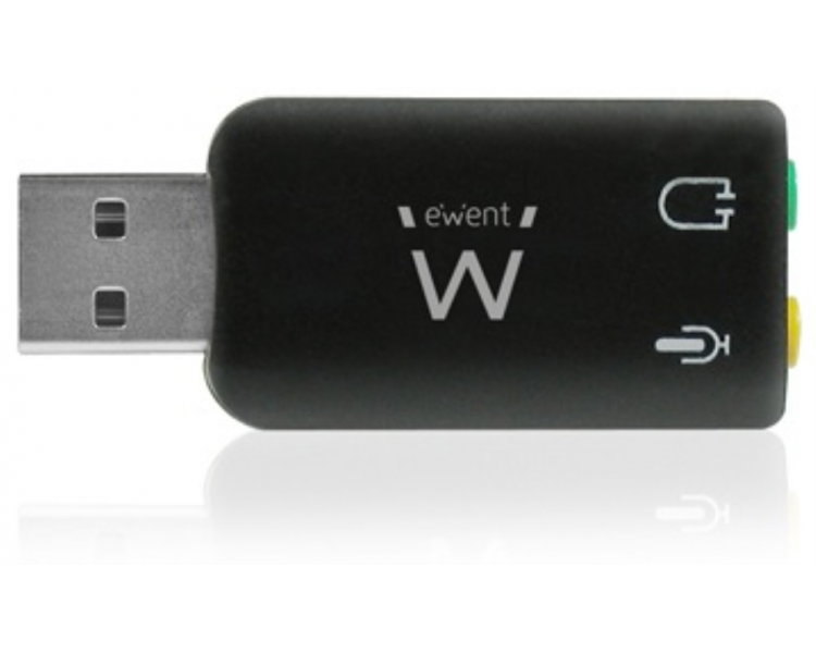 TARJETA DE SONIDO EWENT USB 51 VIRTUAL 3D