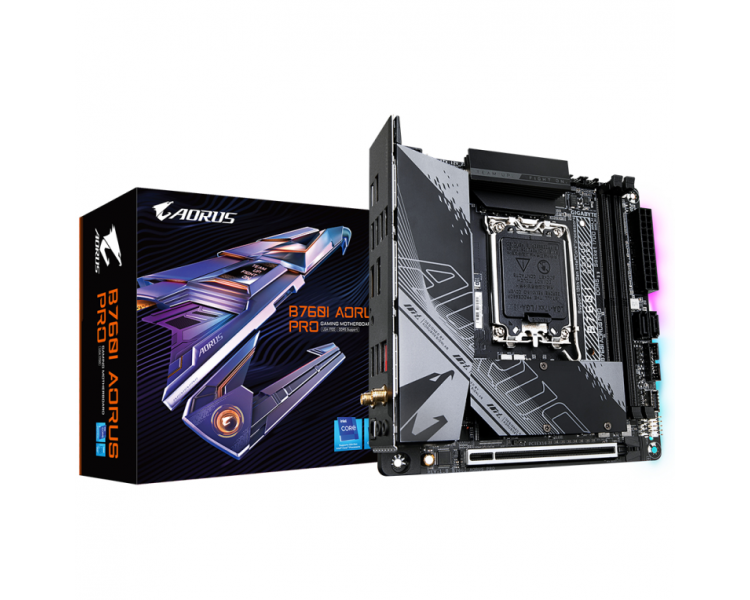 PLACA BASE GIGABYTE B760I AORUS PRO 1700 MITX 2XDDR5