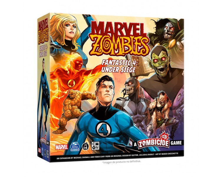 Juego mesa marvel zombies fantastic 4