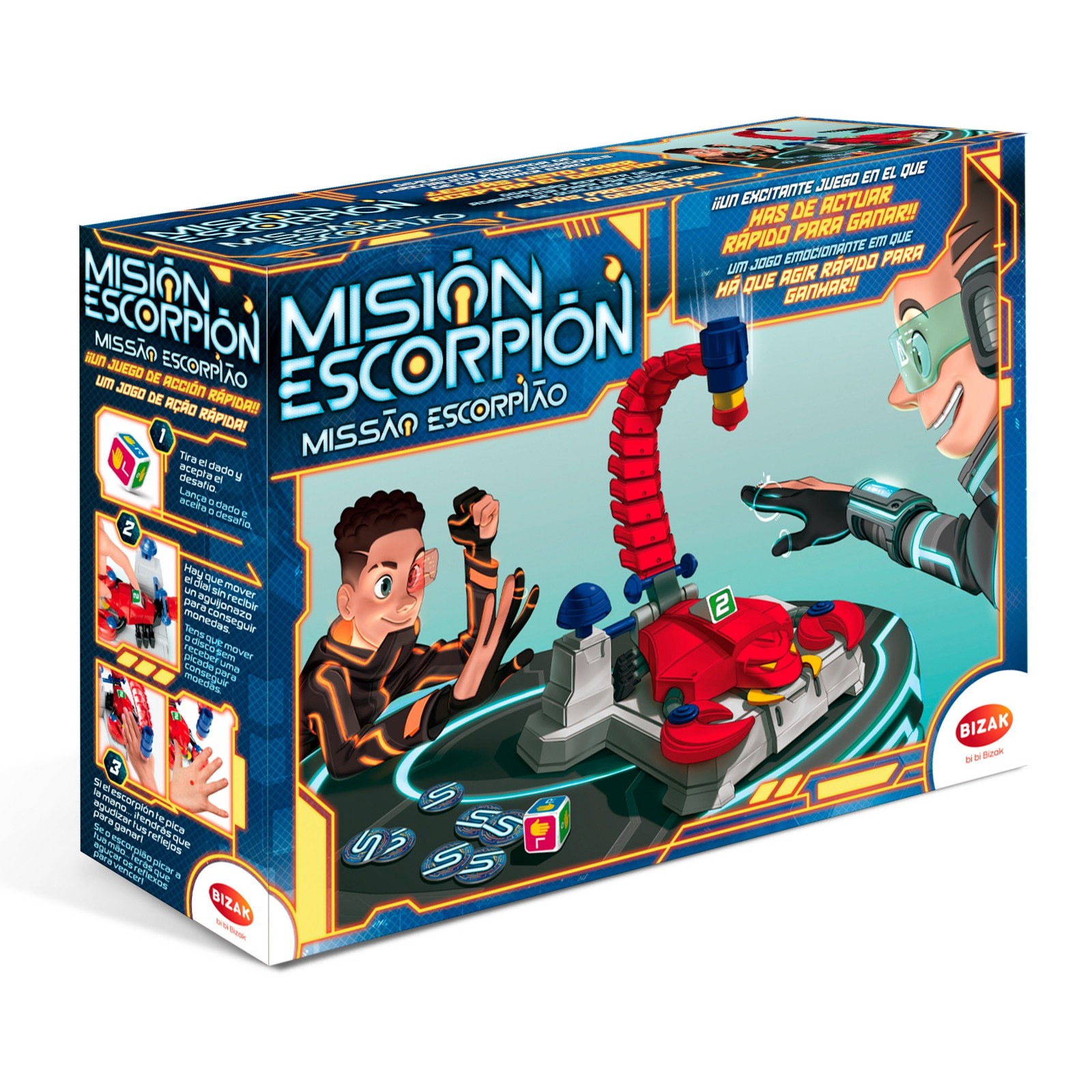 Juego mesa bizak mision escorpion