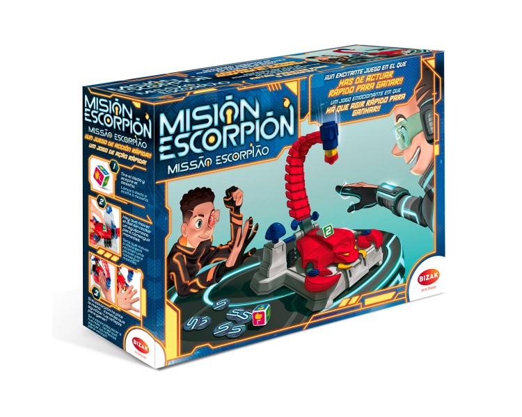 Juego mesa bizak mision escorpion