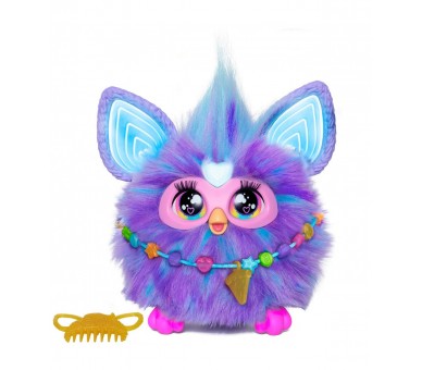 Juguete interactivo hasbro furby morado