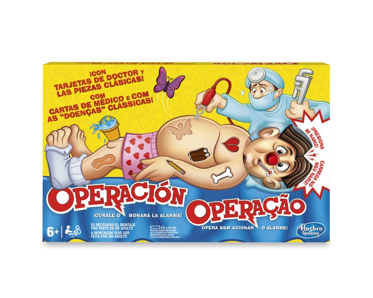 Juego hasbro classic operation