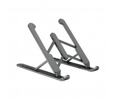 AISENS SOPORTE DE SOBREMESA AJUSTABLE PARA PORTATIL TABLET GRIS OSCURO