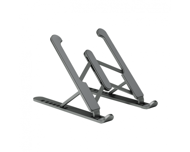 AISENS SOPORTE DE SOBREMESA AJUSTABLE PARA PORTATIL TABLET GRIS OSCURO