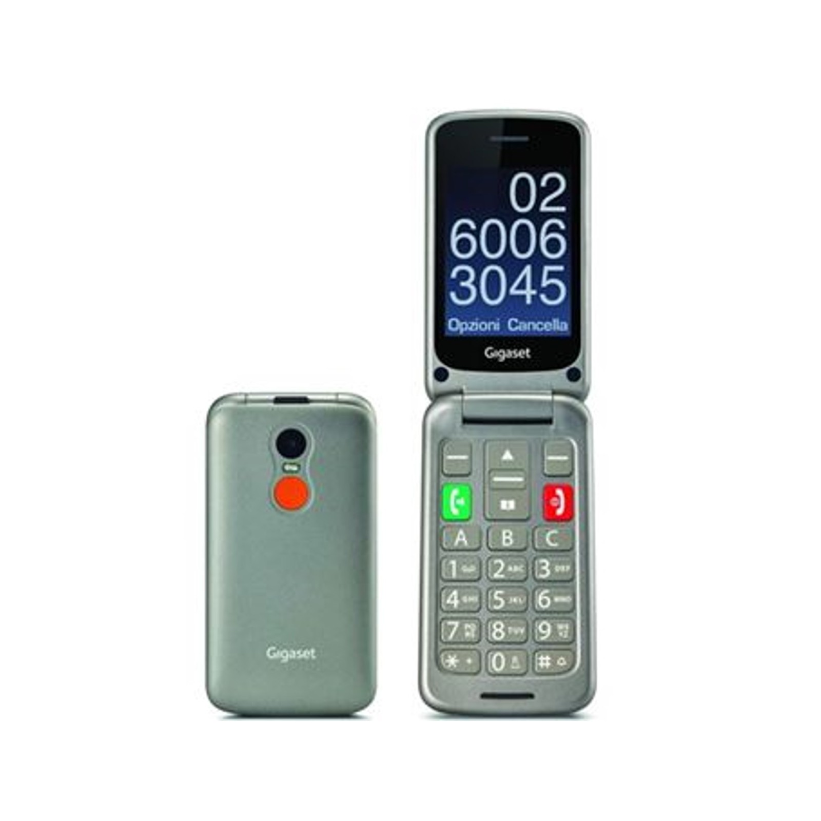 Telefono movil gigaset gl590 gris mayores