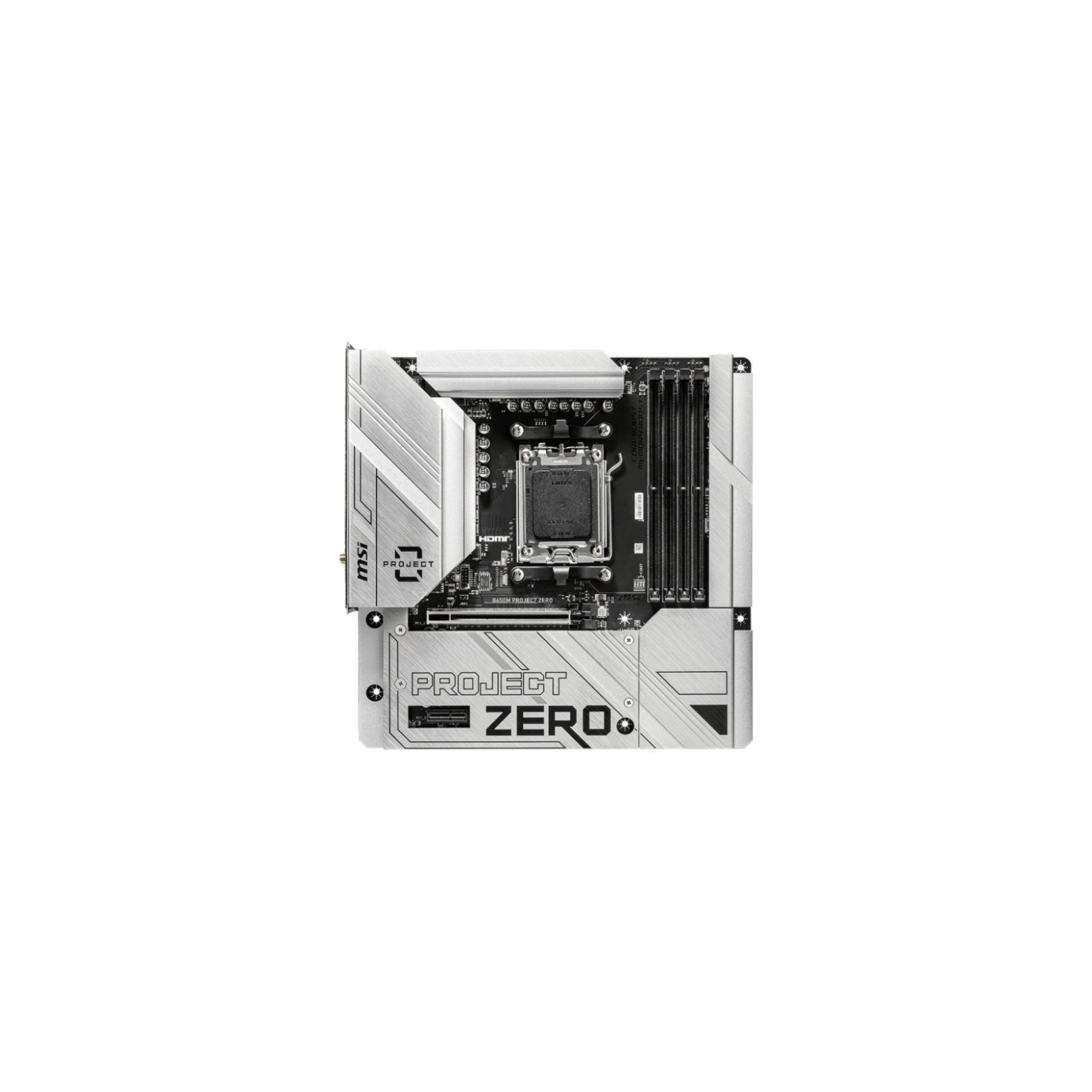 PLACA BASE MSI B650M PROJECT ZERO AM5 MATX 4XDDR5