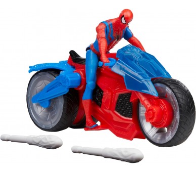 Figura hasbro marvel spider man moto