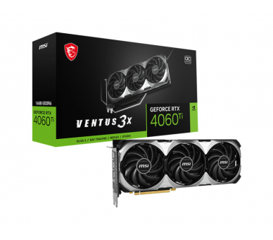 TARJETA GRAFICA MSI RTX 4060Ti VENTUS 3X 16GB OC