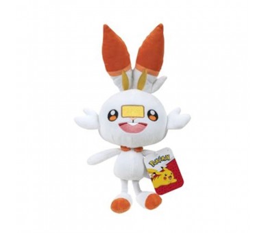 Peluche pokemon scorbunny 21 cm