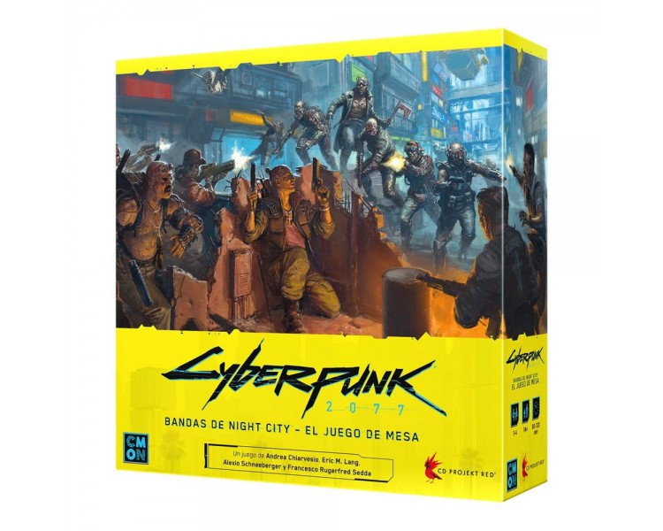 Juego mesa cyberpunk 2077 bandas night