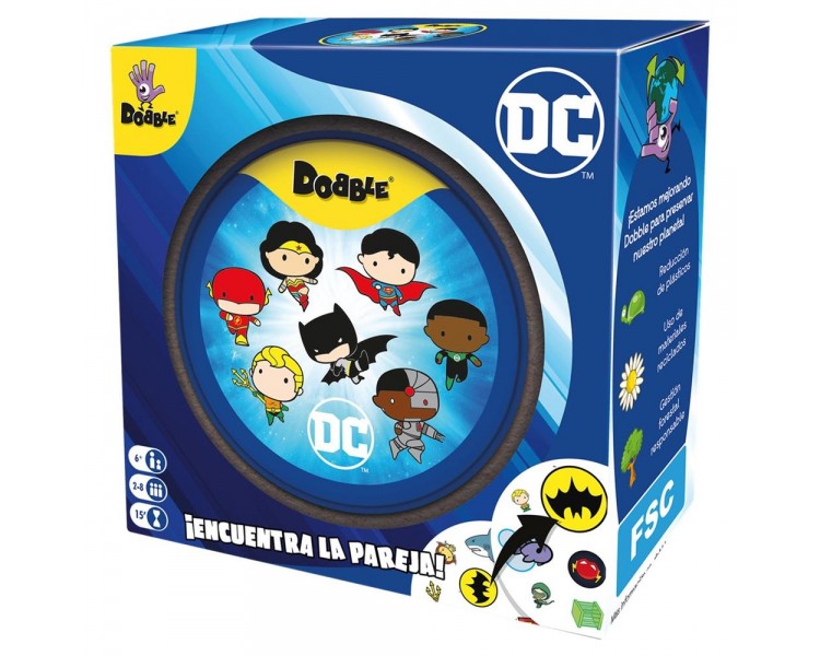 Juego mesa dobble dc universe