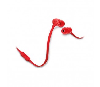 Auriculares intrauditivos jbl t160 red