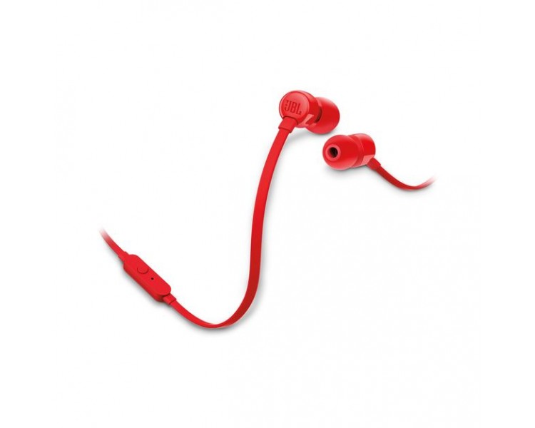 Auriculares intrauditivos jbl t160 red