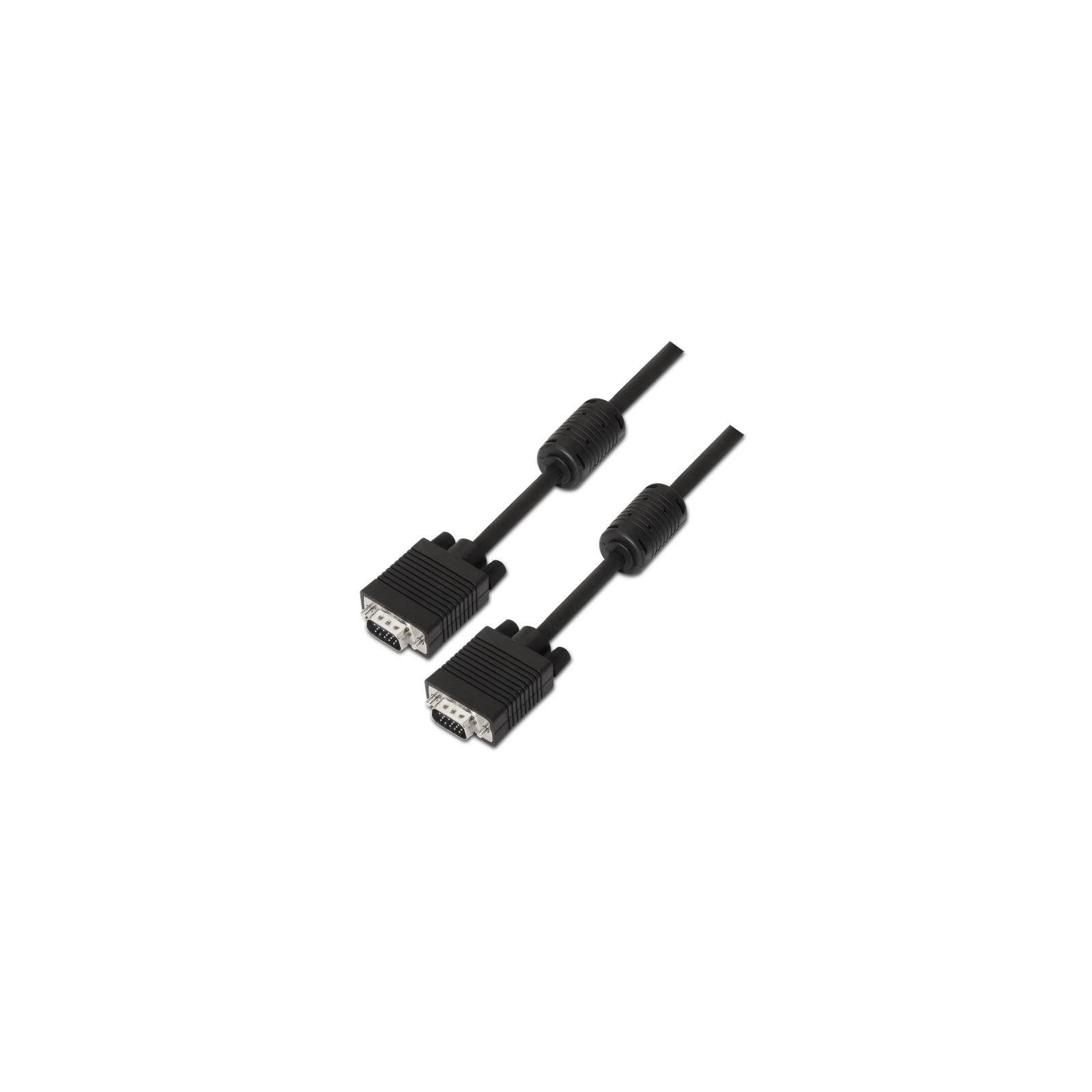 CABLE AISENS SVGA CON FERRITA HDB15 M HDB15 M NEGRO 60M