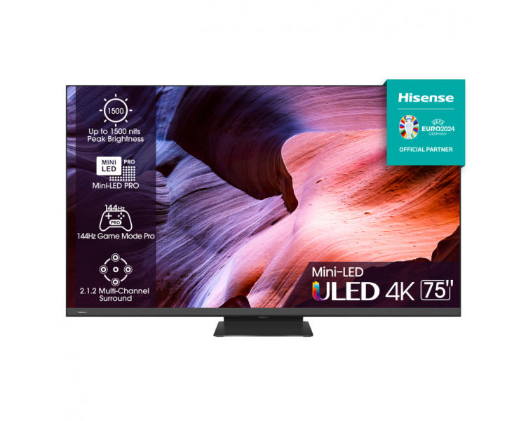 TV HISENSE 75 75U8KQ UHD MINILED ULED QLED 144HZ