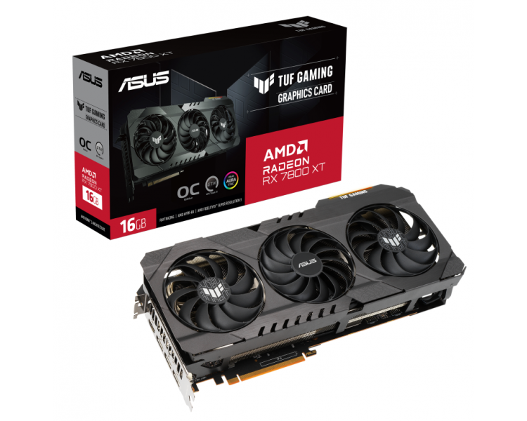 TARJETA GRAFICA ASUS TUF RX 7800XT OC 16GB GAMING