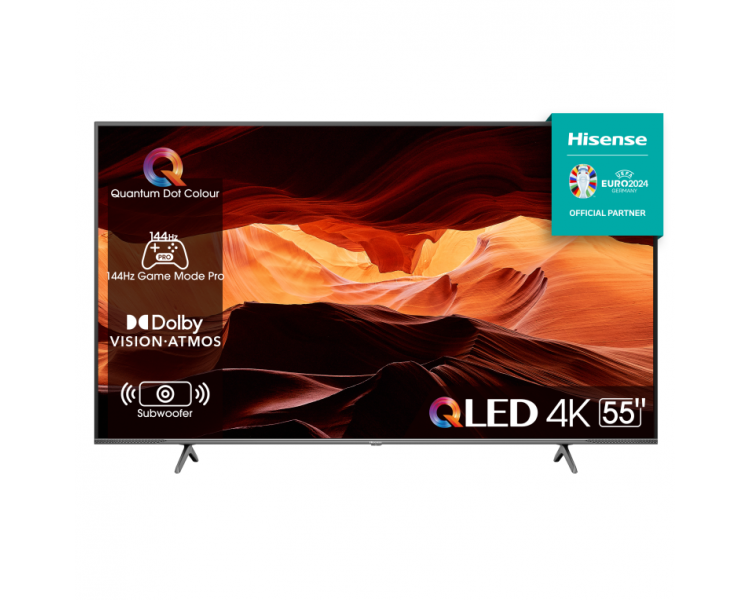 TV HISENSE 55 55E7K PRO UHD QLED SMART TV 144HZ