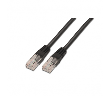 CABLE RED AISENS LATIGUILLO RJ45 CAT5E UTP AWG24 NEGRO 30M