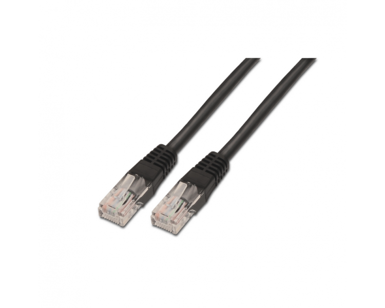 CABLE RED AISENS LATIGUILLO RJ45 CAT5E UTP AWG24 NEGRO 30M