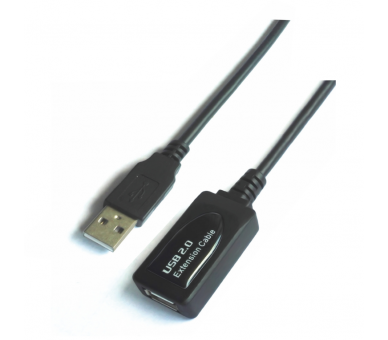 CABLE AISENS USB 20 PROLONGADOR AMPLIFICADOR A M A H 15M NEGRO