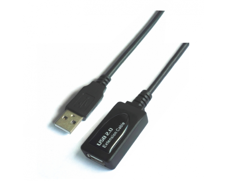 CABLE AISENS USB 20 PROLONGADOR AMPLIFICADOR A M A H 15M NEGRO