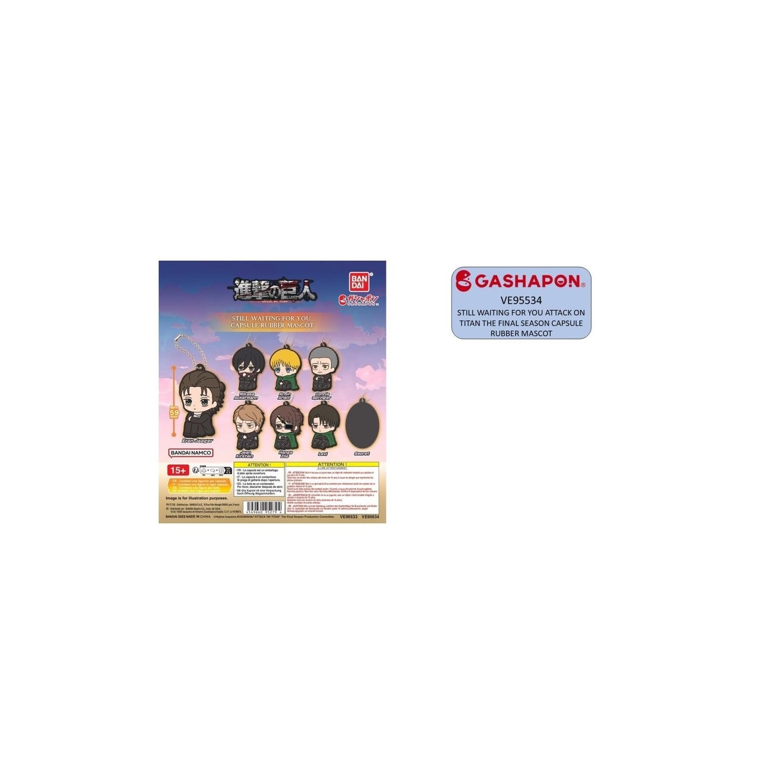 Set gashapon figuras bandai lote 40