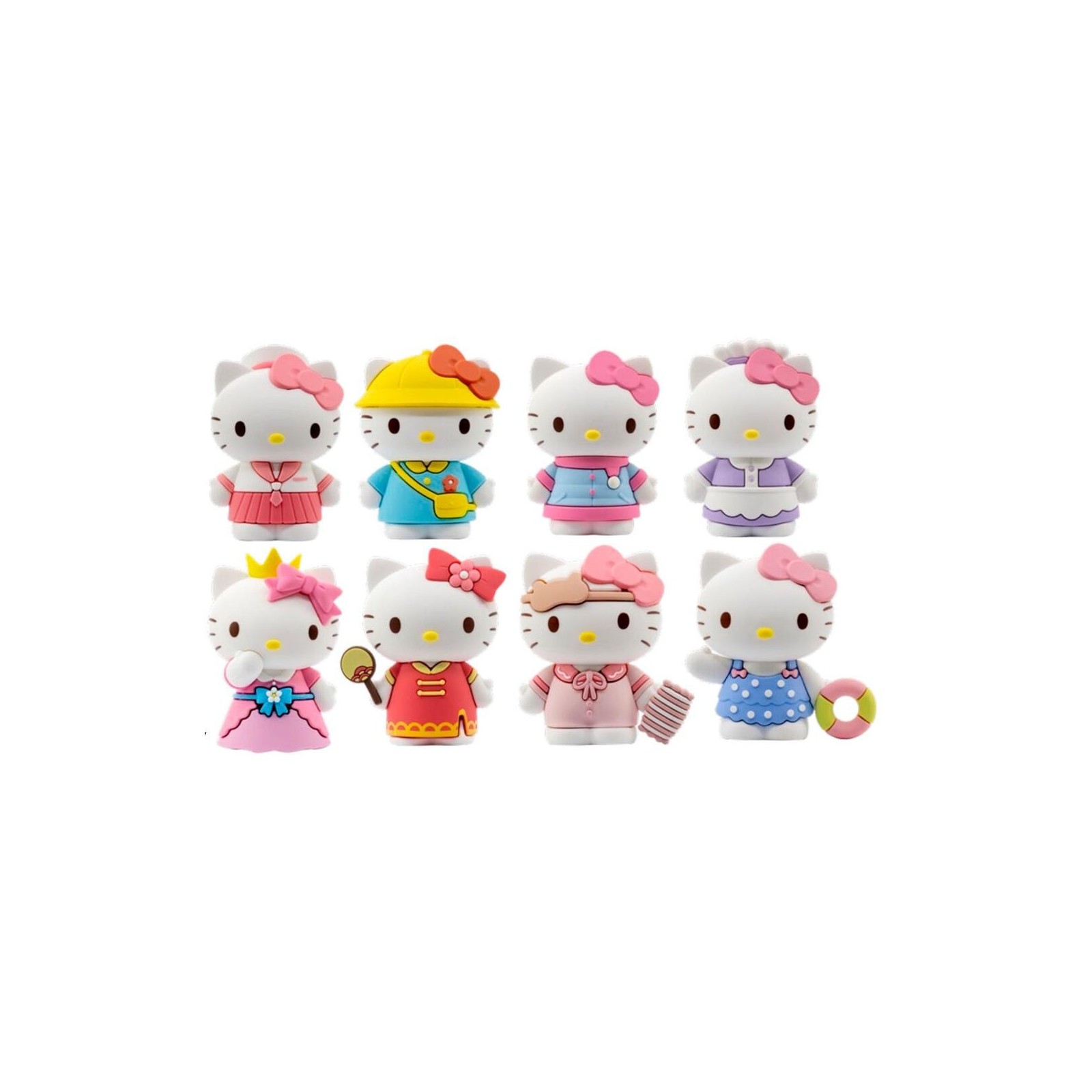 Figura hello kitty vestidos 1 unidad